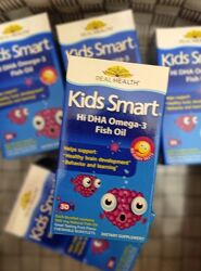 Kids smart, рибячий жир із високим вмістом омега-3 дгк, чудовий фруктовий