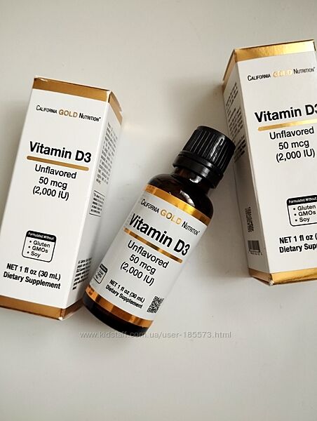 Вітамін D3 від California Gold Nutrition