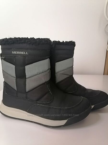 Зимові чоботи дутики Merrell Alpine Puffer Snow Boot 32 р 1US
