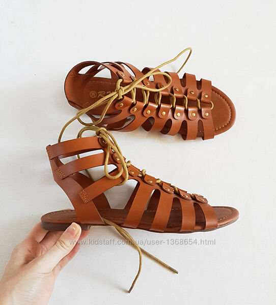 Босоніжки римлянки гладіатори плетені primark