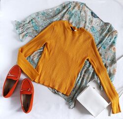 Гольф в рубчик h&m 