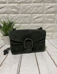 Сумочка з натуральної замші італія