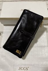 Жіночий шкіряний гаманець портмоне JCCS 3 кольори