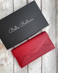 Гаманець шкіряний червоний BELLA BERTUCCI Італія