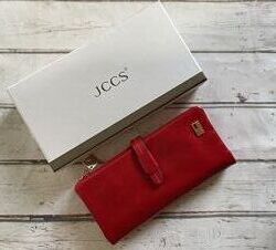 Жіночий шкіряний гаманець портмоне JCCS 3 кольори