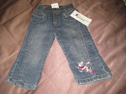 джинсы теплые для  маленьких девочек