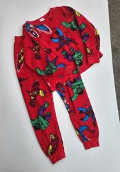 Червона флісова піжама марвел для хлопчика р. 128-134см
