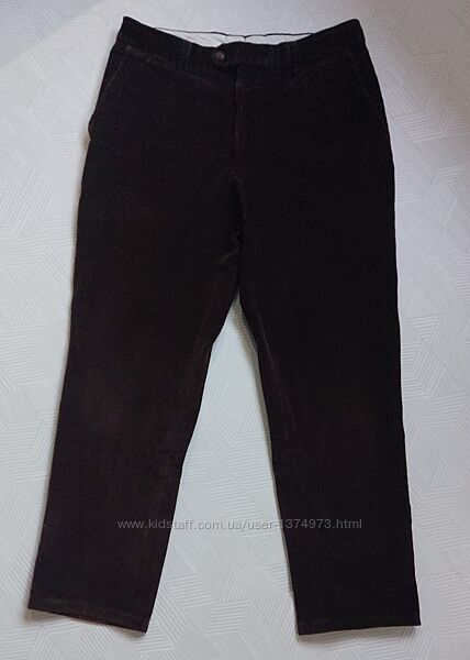 Штани чоловічі вельвет коричневі р. М