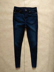 Стильные джинсы скинни с высокой талией F&F, 12 pазмер. 