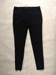Черные штаны брюки со стрелками и с высокой талией Chicoree, L размер.