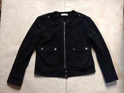 Черная замшевая куртка H&М, 12 размер.