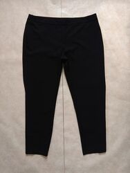 Классические черные штаны брюки со стрелками и высокой талией F&F, 18 pазме