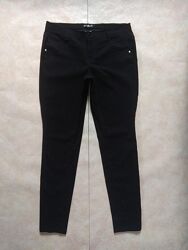 Черные утягивающие штаны брюки скинни с высокой талией Bonprix, 44 размер.
