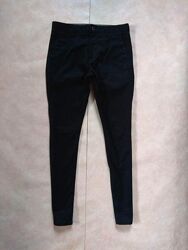 Мужские коттоновые черные джинсы скинни с высокой талией Next, 30 pазмер. 