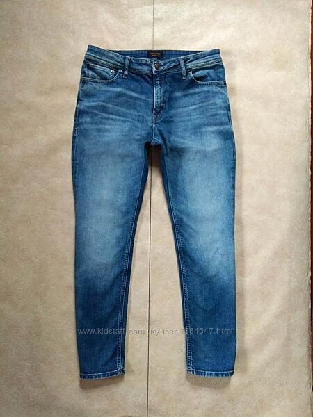 Мужские брендовые джинсы с высокой талией Jack&Jones, 34 pазмер. 