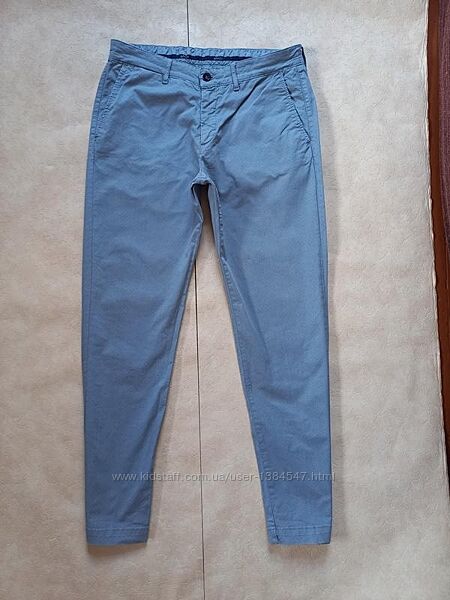 Мужские коттоновые штаны джинсы скинни с высокой талией Spada, 34 размер. 
