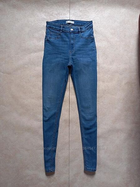 Брендовые джинсы скинни с высокой талией Ginatricot, 12 размер.