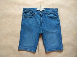 Мужские брендовые джинсовые шорты бриджи New look, 34 размер.