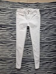 Стильные белые джинсы скинни Zebra, 38 размер.