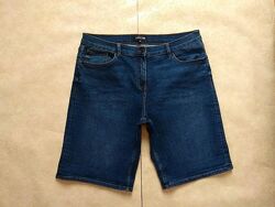 Стильные джинсовые шорты бриджи с высокой талией Debenhams, 14 pазмер. 