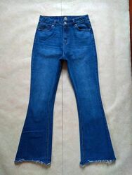 Крутые джинсы бут клеш с высокой талией на высокий рост Manor, 38 размер. 