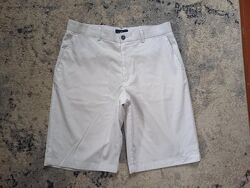 Чоловічі брендові білі шорти бріджі M&S, 34 розмір. 