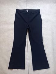 Брендовые черные штаны клеш с высокой талией H&M, 14 размер. 