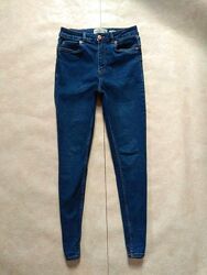 Брендовые джинсы скинни с высокой талией New look, 10 размер. 
