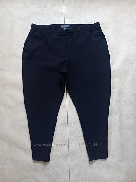 Классические черные зауженные штаны брюки с высокой талией Primark, 18 разм