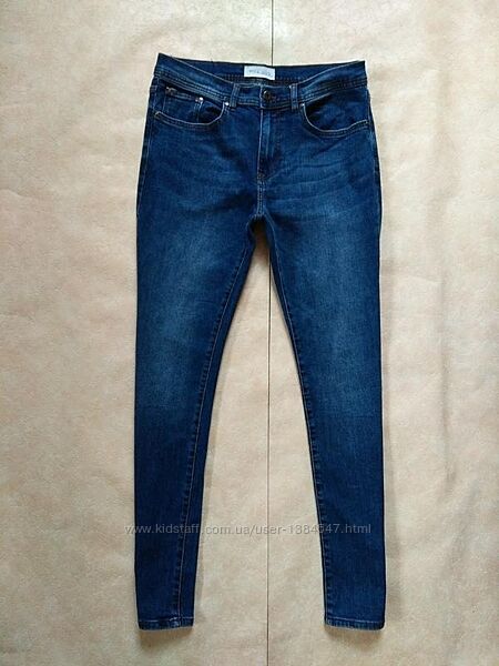 Брендовые мужские джинсы скинни с высокой талией Pier one, 32 размер. 