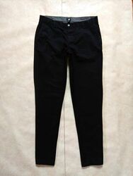  Мужские черные коттоновые брендовые джинсы H&M, 34 pазмер. 