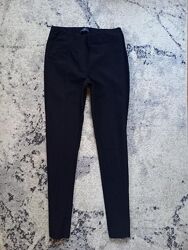 Брендовые плотные черные леггинсы штаны скинни Peter hahn, 38 размер. 
