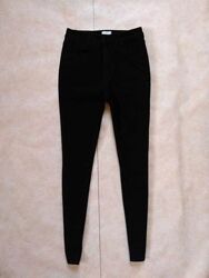 Брендовые черные джинсы скинни с высокой талией Cottonon, 38 размер. 