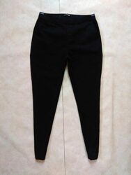 Брендовые черные леггинсы штаны скинни с высокой талией Chicoree, 12 размер