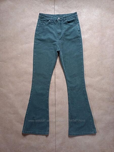 Брендовые вельветовые джинсы клеш с высокой талией Shein, 36 размер. 