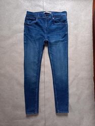 Брендовые мужские джинсы скинни с высокой талией Zara, 36 размер. 