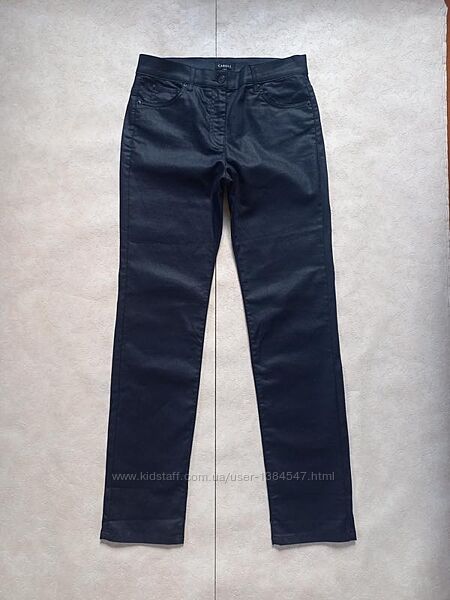 Прямые джинсы с пропиткой под кожу и высокой талией Caroll, 42 размер.