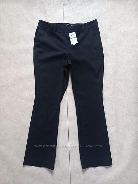 Классические новые черные штаны брюки клеш с высокой талией Next, 12 размер