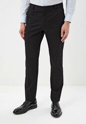 Мужские брендовые черные классические штаны брюки H&M, 33 размер. 