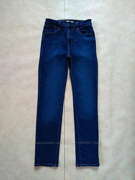 Брендовые прямые джинсы с высокой талией Levis, 26 размер. Оригиналы. 