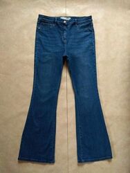 Брендовые джинсы клеш с высокой талией Next, 14 pазмер.