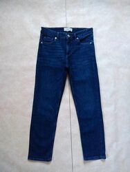 Брендовые прямые джинсы с высокой талией Mango, 36 размер. 