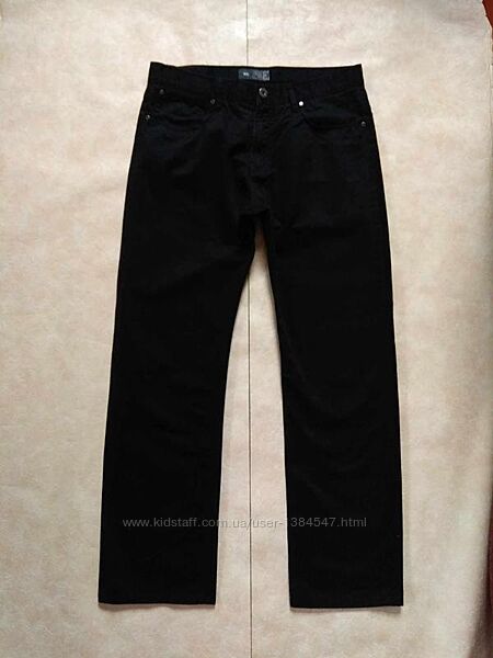 Брендовые черные джинсы палаццо трубы с высокой талией WE, 16 размер. 
