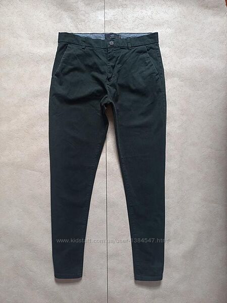 Брендовые мужские коттоновые джинсы с высокой талией Next, 34 размер. 