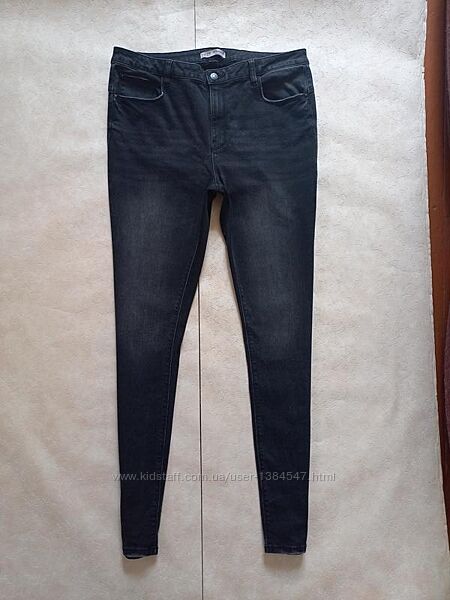 Брендовые джинсы скинни с высокой талией на высокий рост Denim co, 16 раз.