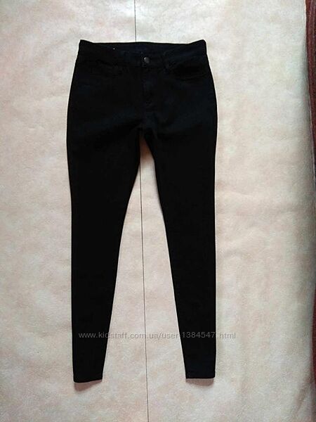 Черные брендовые джинсы скинни Inch, 36 pазмер. 