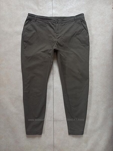 Брендовые коттоновые джинсы скинни с высокой талией Yessica, 18 размер. 