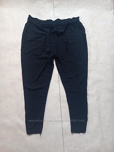 Брендовые черные штаны брюки бойфренды с высокой талией Chicoree, 18 pазмер
