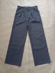 Брендовые джинсы палаццо трубы с высокой талией Shein, 12 размер. 