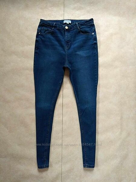Брендовые джинсы скинни с высокой талией Dorothy Perkins, 14 размер. 